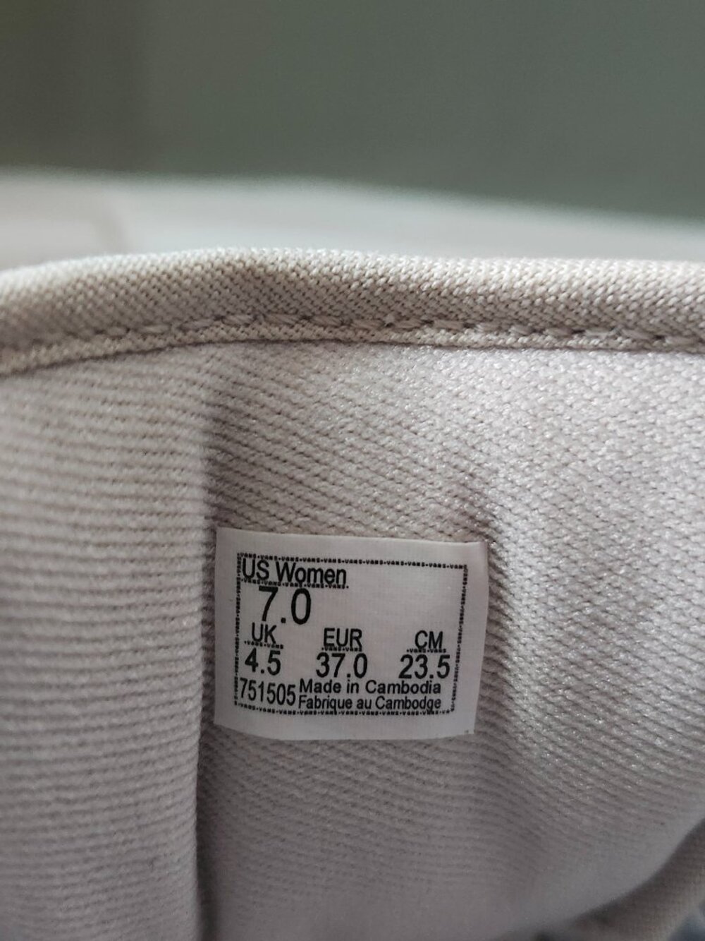 Vans Atwood Low Top Sneaker, Canvas Rainy Day - Picture 6 of 7